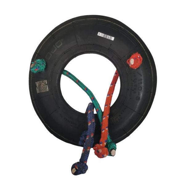 Frisbee Tyre with Rope Dog Tug Toy