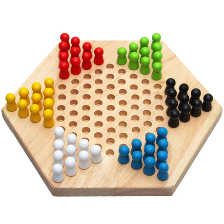 Chinese Checkers Board Game Classic Board Interesting Toy Strategy Game Set Image