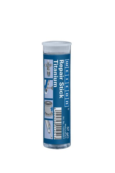 WEICON Repair Stick Titanium |57g |2-component special adhesive epoxy resin