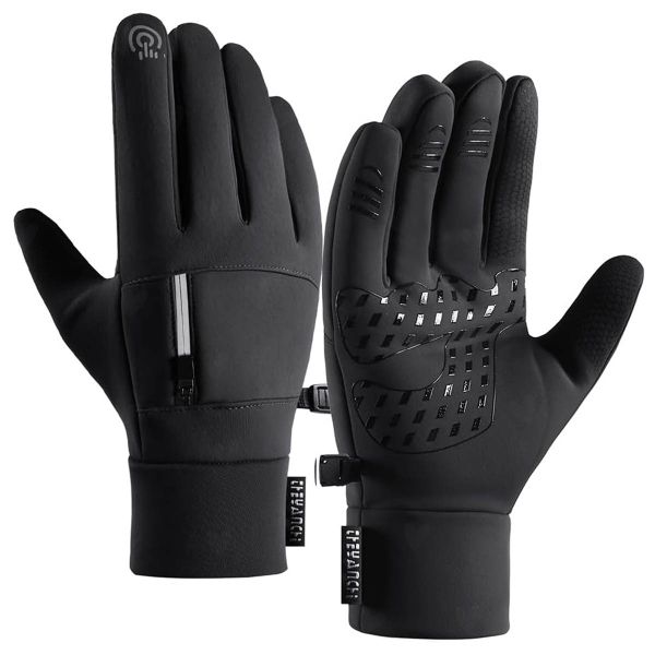 Winter Gloves for Men Women, Waterproof Thermal Warm Gloves for Cycling