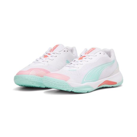 Puma Women s Solarstrike III Netball Tennis Shoes White