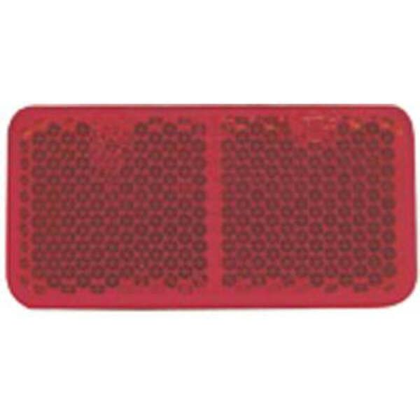 Argus Motoring Stick On Reflector Red