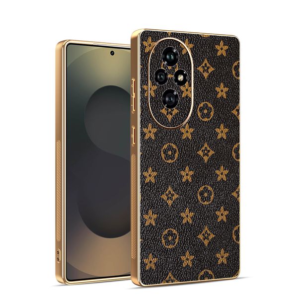Leather Electroplated Phone Case Compatible With Honor 200 Lite