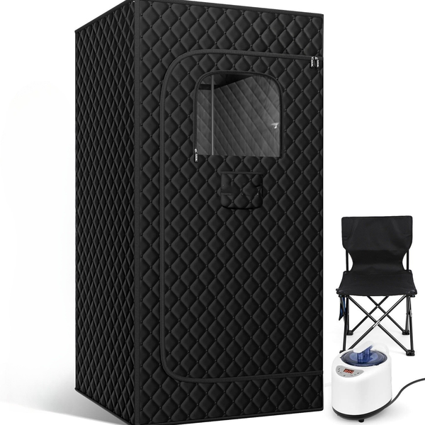 180x80x80cm Portable Steam Sauna Tent Kit -Home Spa Body Steamer with Chair