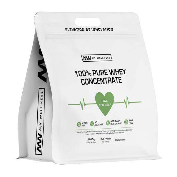 My Wellness - Grass Fed Whey Protein Concentrate 3kg - Unflavoured
