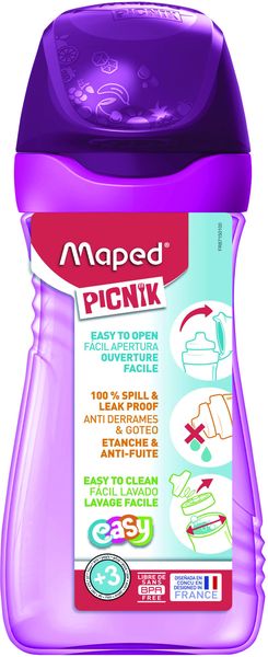 Maped Picnik Origins 430ml Water Bottle - Pink