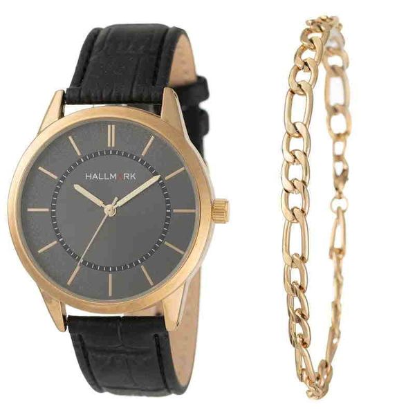 Hallmark Gents Leather &amp; Gold Box Set - HBSM4046