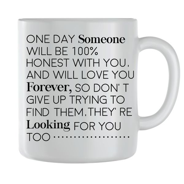 One Day Coffee Mugs for Men Women Motivational Saying Graphic Cups Gift 160