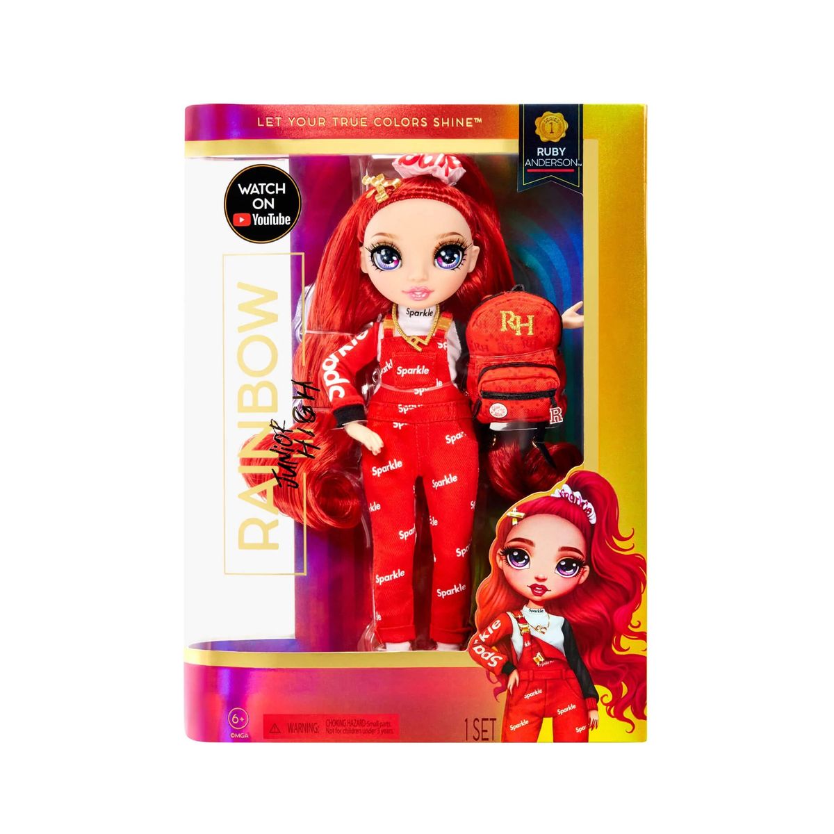 Rainbow High Junior High Ruby Anderson 9 inches Red Fashion Doll 579953 ...