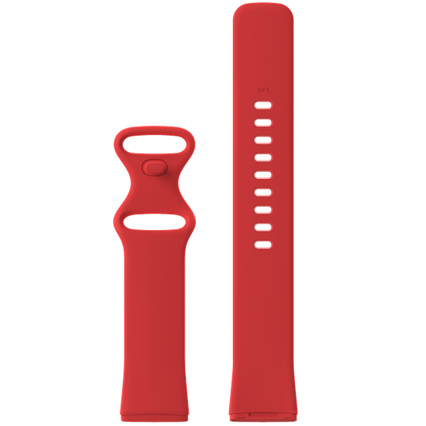 Silicone Strap for Fitbit Versa 3 / 4 &amp; Sense 1/2-Red