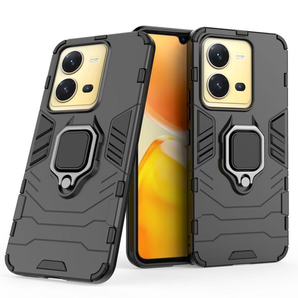 Phone Case compatible with Vivo V25 Shockproof Bumper with Holder