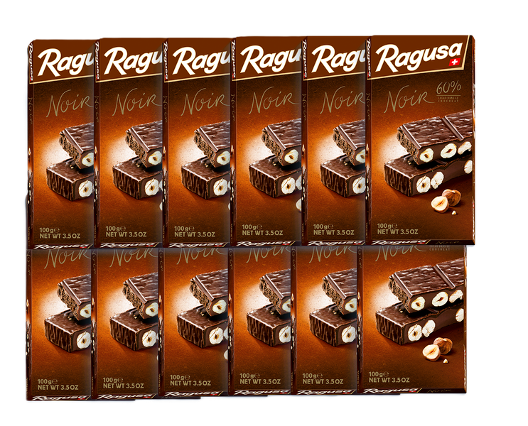Ragusa Noir - Dark Chocolate 100g - 12 pack