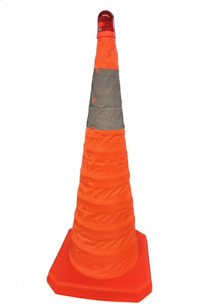 Passion 6-packs High Viz Collapsible Safety 500mm Traffic Cones with Light