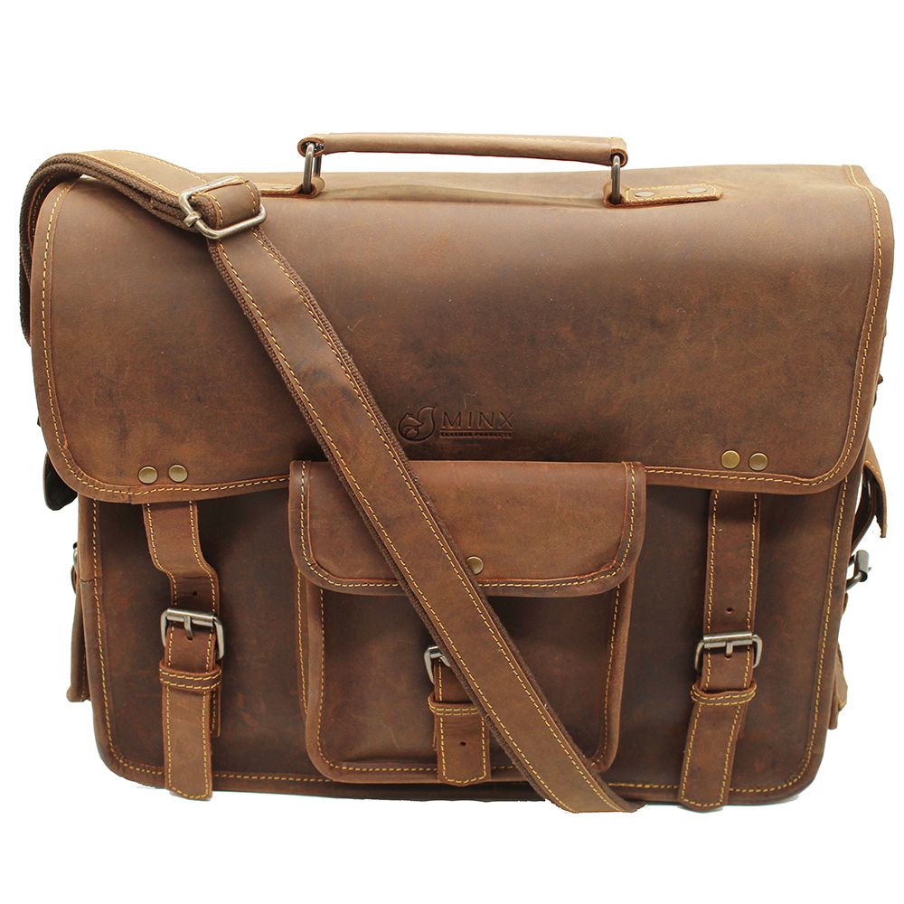 Minx Genuine Leather Milan Laptop Bag | Shop Today. Get it Tomorrow ...