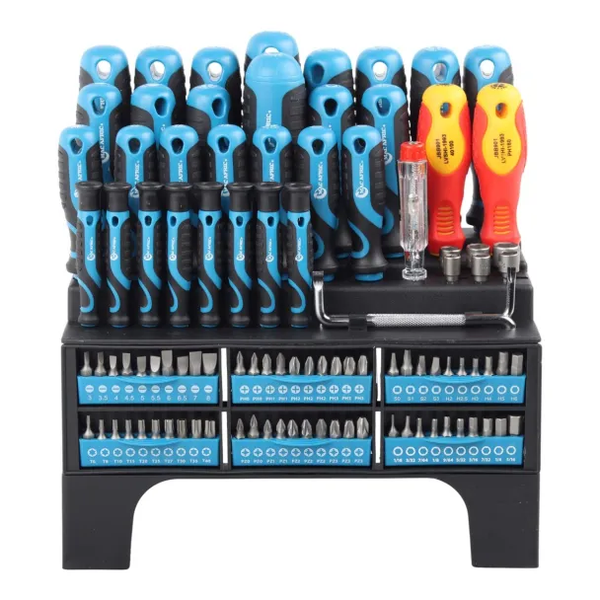 Professional 100-Piece Screw &amp; Nut Driver Master Set with Ratchet