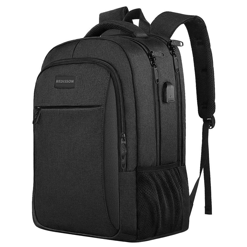 Redisson 35L Laptop Travel Backpack with Large Capacity & USB Charging Port