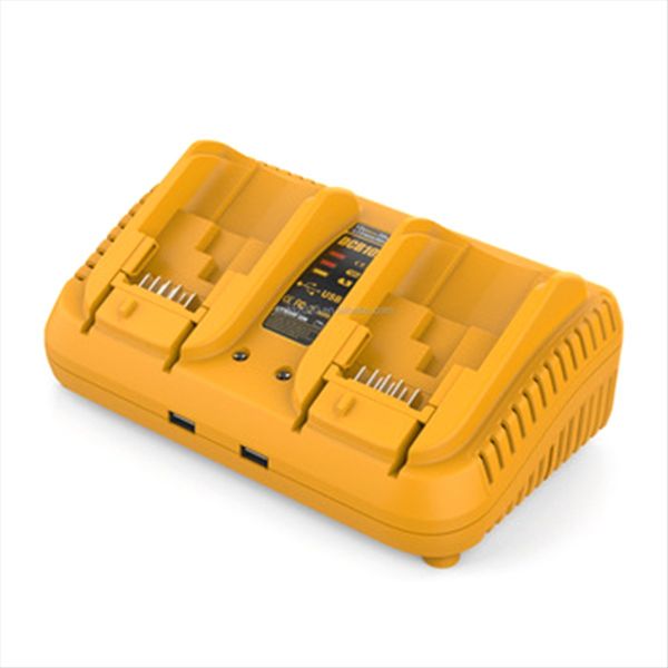DCB102 Double Charger For 12V 20V Lithium Ion Battery EU PLUG