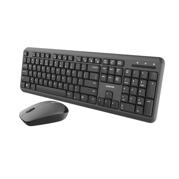 Canyon - Wireless Combo Set Wireless Keyboard With Silent Switches