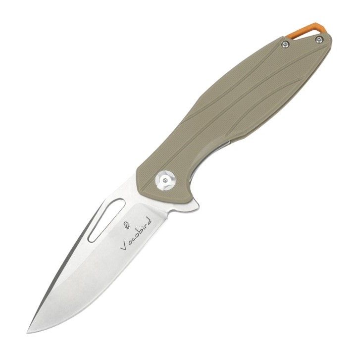 Vocobird, Hunting Pocket Knife, Drop Point Blade Design, D2, TLJ008