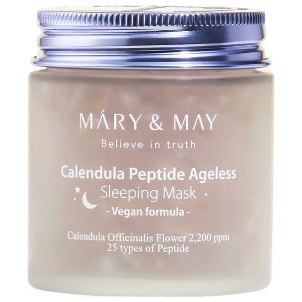 Mary &amp; May Calendula Peptide Ageless Sleeping Mask 110g