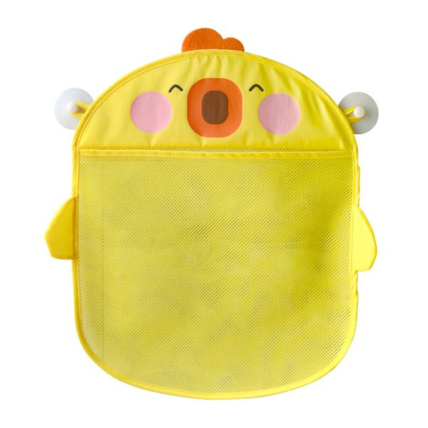 Baby Bath Toys Quick Dry Storage Net With Suction Cups For Toddlers(Duck)
