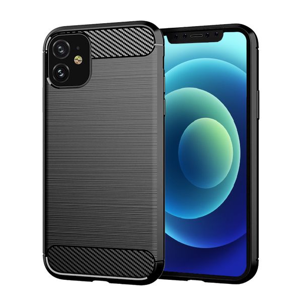 Slimfit Shockproof Carbon Design Case for iPhone 12 / 12 Pro