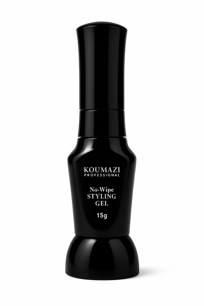 Koumazi No-Wipe Styling Gel - Clear Sealer for Nail Art Finish