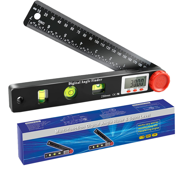 Tools - Digital Angle Finder Protractor 4-in-1 Ruler