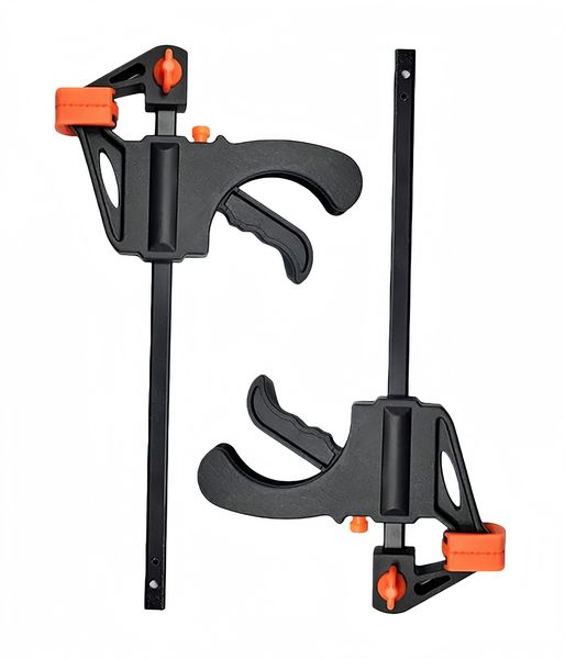 2 Set Tool Woodworking Bar F Clamp Clip Hard Grip