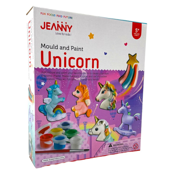 Mould &amp; Paint Art &amp; Craft Set For Kids Unicorn Jeanny