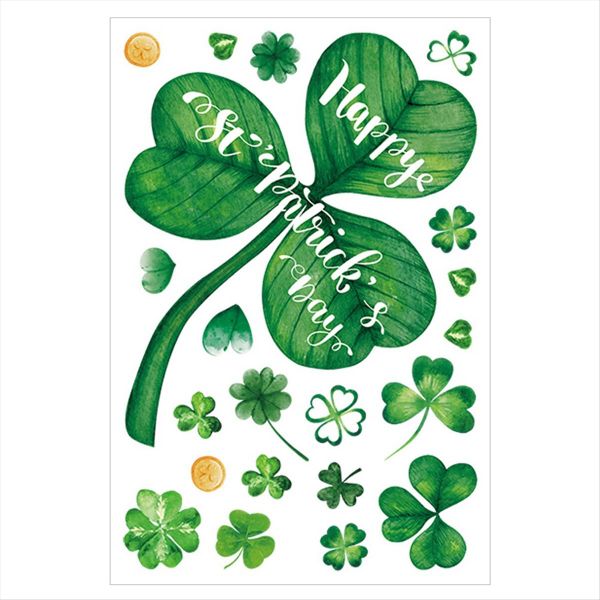 A St Patricks Day Decorations Stickers St Patrick'S Day Window Clings Decor