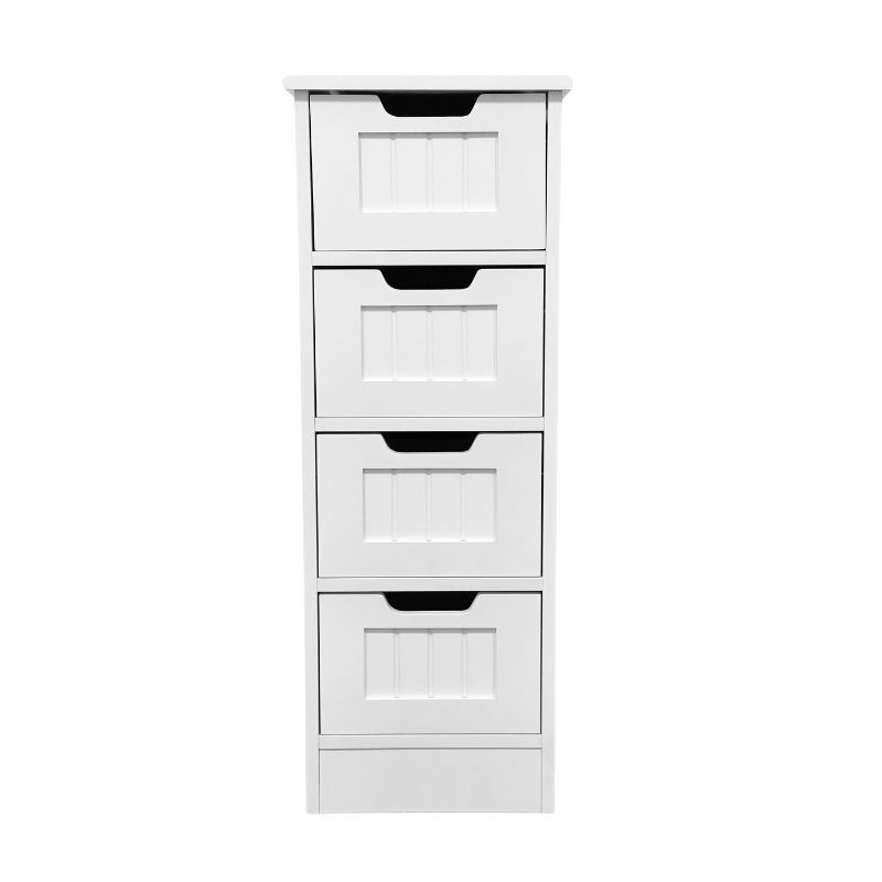 Bragg Brisbane 4-Drawer Bathroom Cabinet, White | Shop Today. Get it ...