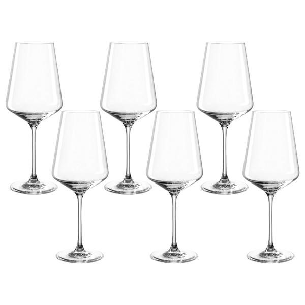 Leonardo Puccini White Wine Glasses - Teqton Glass - Set of 6 560ml