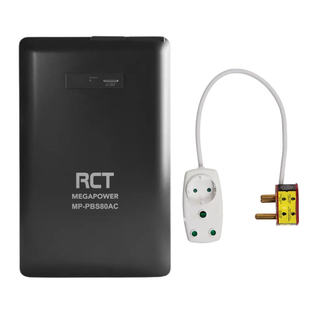 RCT MPPBS80AC 80000mAh Power bank with Surge Protector 3+2 Plug Shop