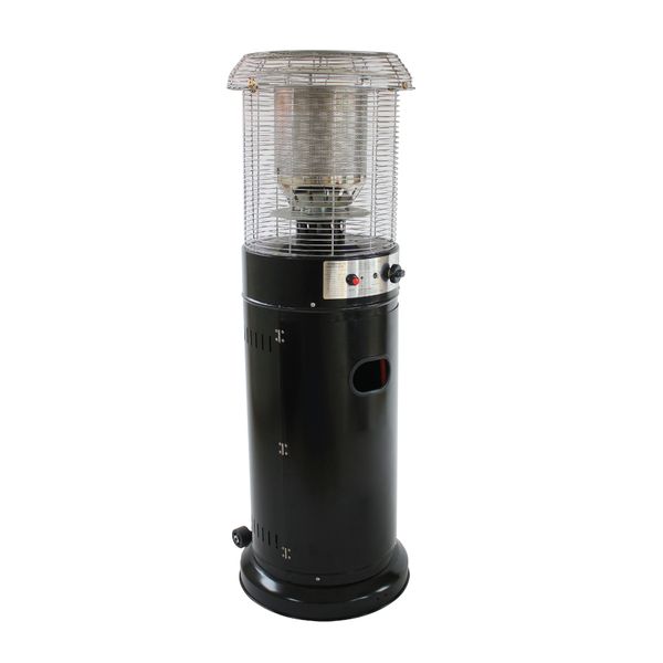 Alva - Short Stand Gas Patio Heater - Black