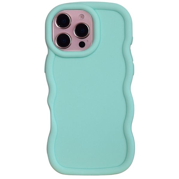 Aqua Wave Phone Case with Wrist Strap - Compatible with iPhone