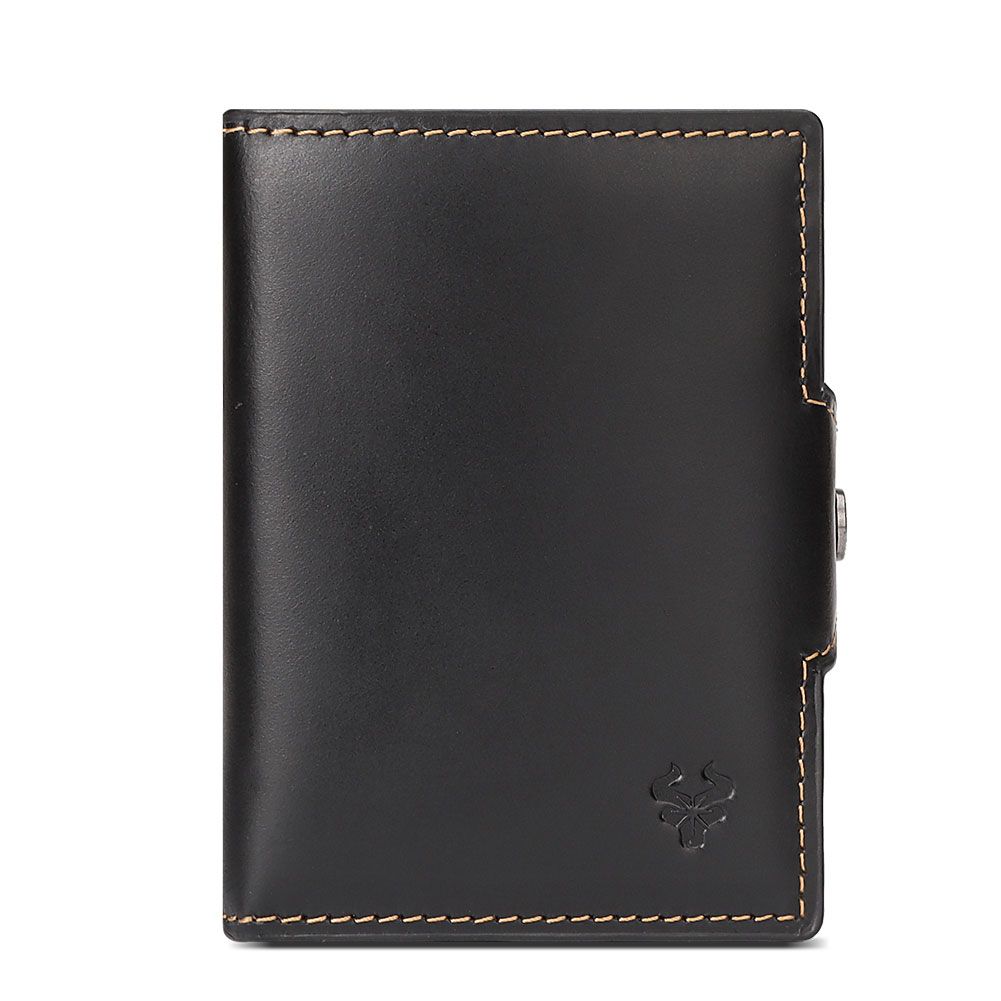 HumerPaul Men's Credit Card Wallet with Metal Card Holder