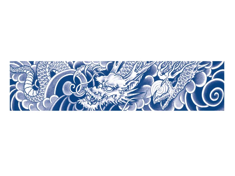 th-INK Semi-Permanent Tattoo Kit - Dragon Flight- 63x240mm