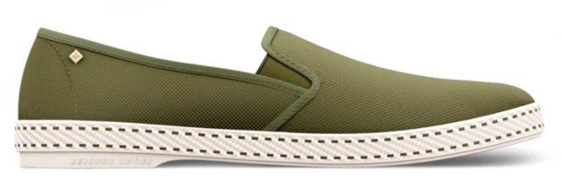 Rivieras Classic Canvas Slip On Khaki