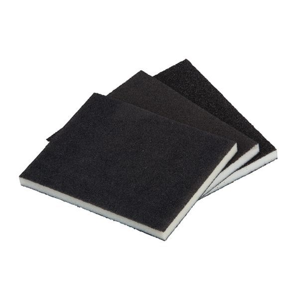 Wolfcraft 3 Pack Sanding Sponges Fine/Med/Coarse