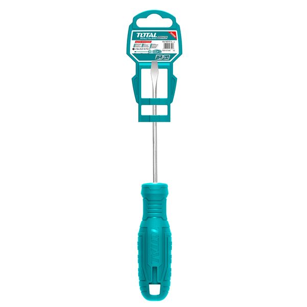 Total Tools 8Pcs Screwdriver 125mm Slotted 40Cr