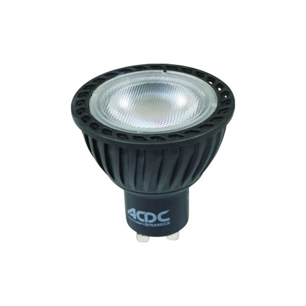 ACDC - 230VAC 5W Warm White LED Spot Light GU10 Black
