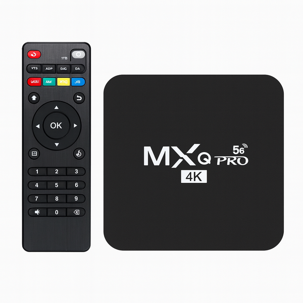 MXQ Pro 5G 4K Android TV Box with Remote Control