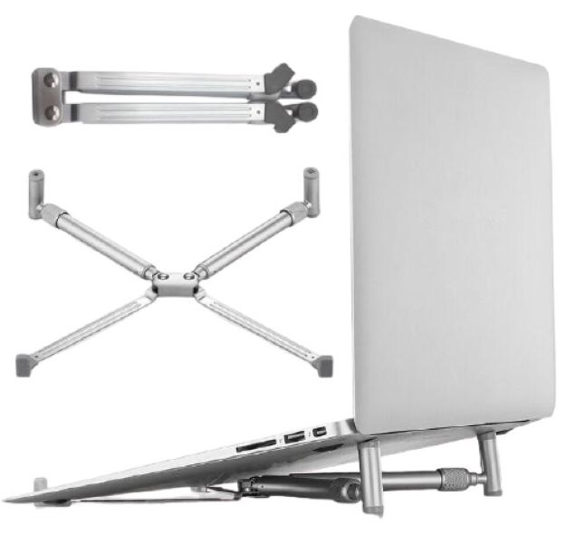 Killer Deals X-Shaped Adjustable Aluminium Ergonomic MacBook Laptop Stand
