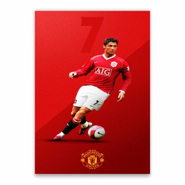 Ronaldo 7 Man United Poster - A1