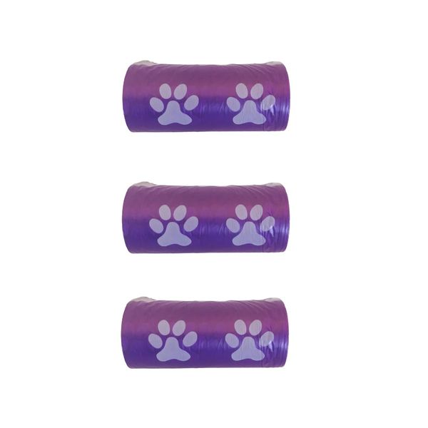 Doggy Clean Up Bags - 3 Rolls (Purple)