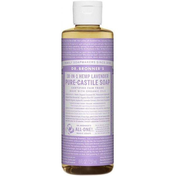 Dr Bronner Lavender Pure-Castile Liquid Soap 237ml