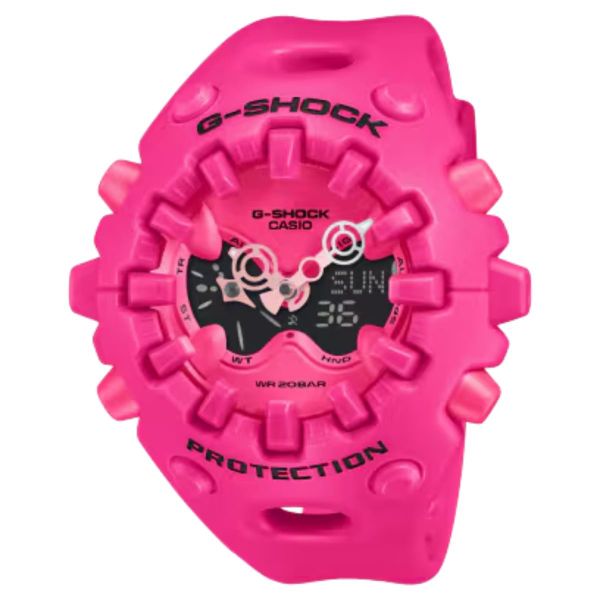 Casio-G-Shock Men Rubber Strap Watch-GA-V01