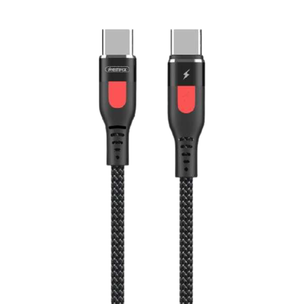 18W Type C To Type C Super PD Fast Charging Data cable - Black - 1M