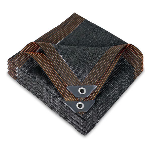 UV Resistant Sun Shade Net - Durable Black Brown Mesh Shade Cloth